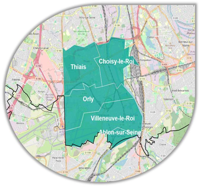 Le territoire de la CPTS OCTAV